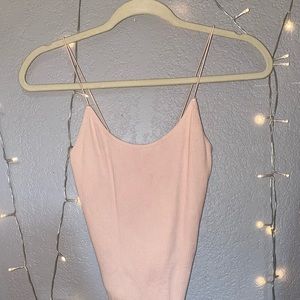 Blush body suit